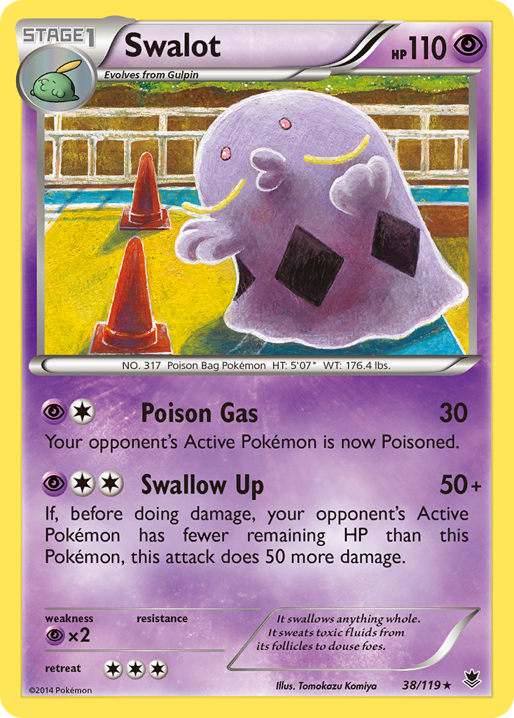 Swalot (38/119) [XY: Phantom Forces] | Game Haven TX