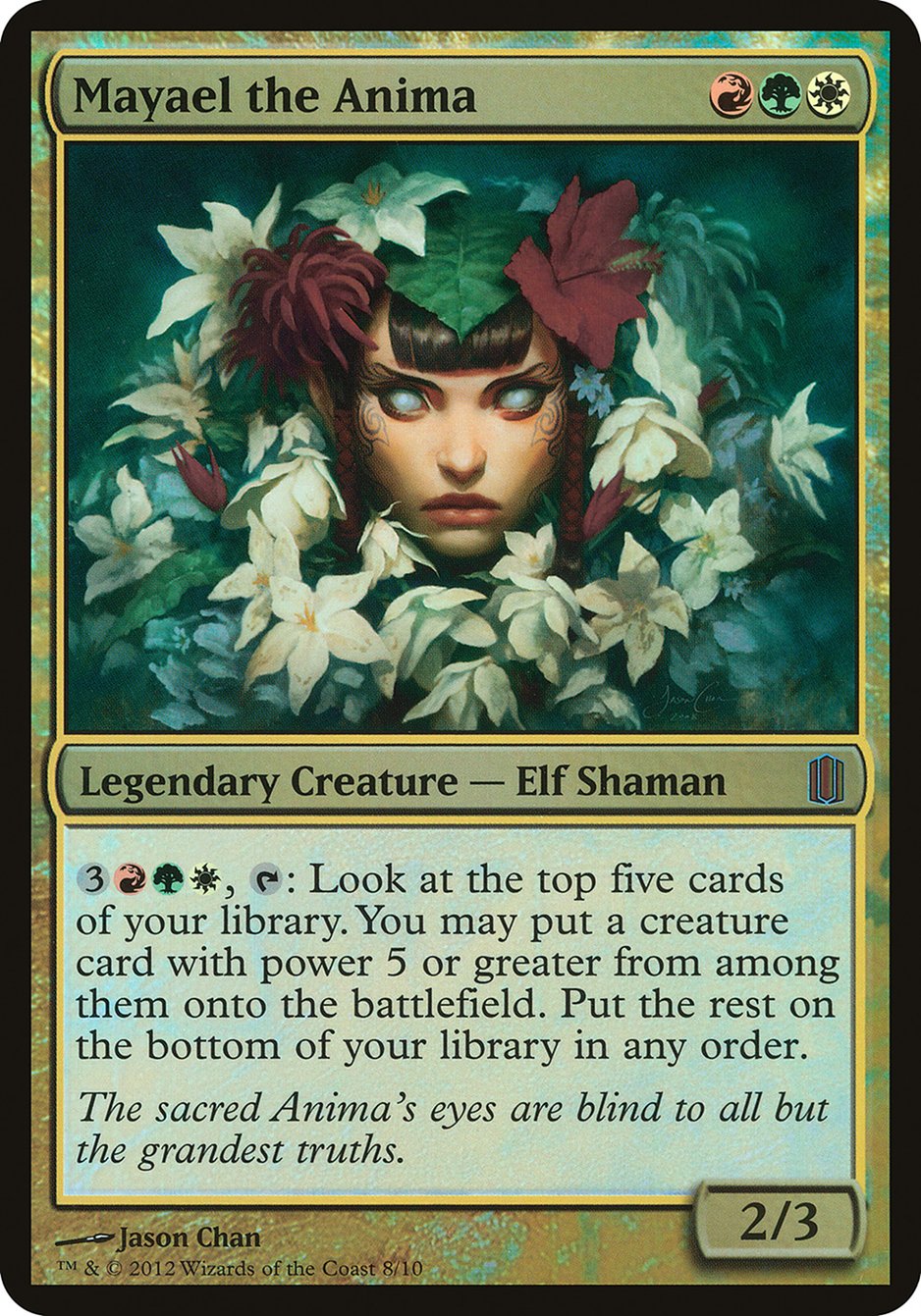 Mayael the Anima (Commander's Arsenal) [Oversize Cards] | Game Haven TX
