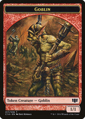 Goblin // Goat Double-sided Token [Commander 2014 Tokens] | Game Haven TX