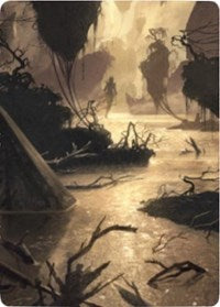 Murkwater Pathway Art Card [Zendikar Rising Art Series] | Game Haven TX