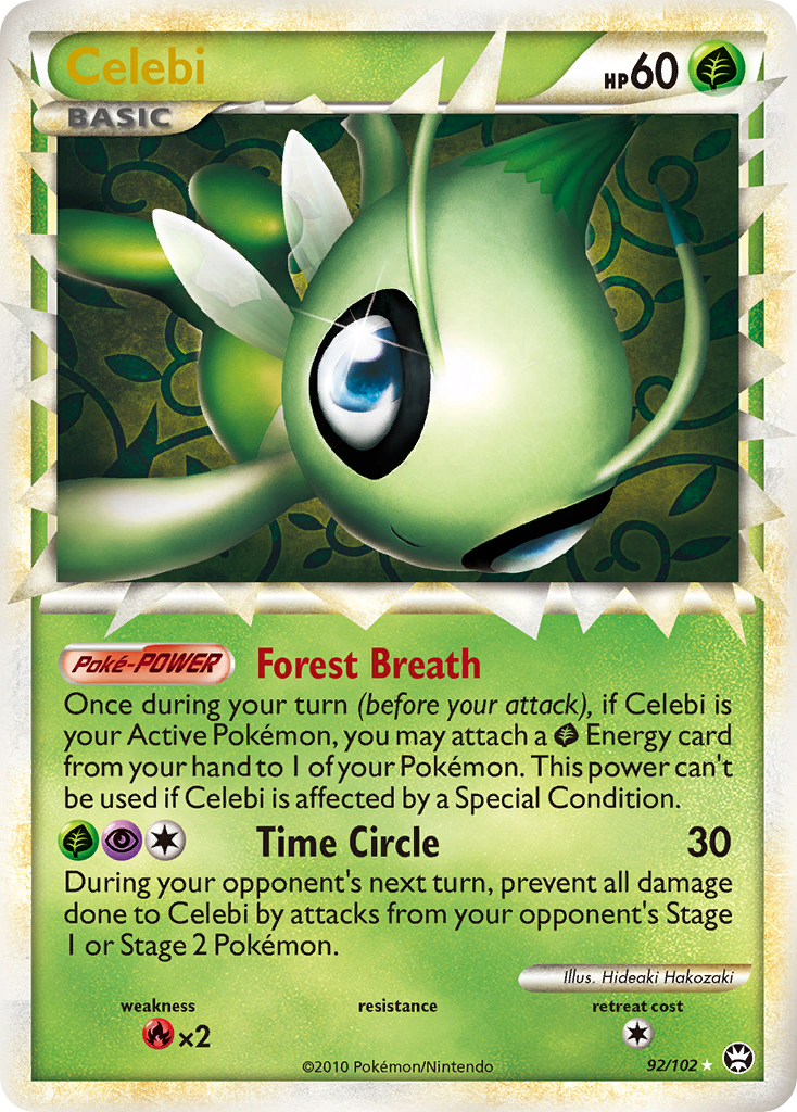 Celebi (92/102) [HeartGold & SoulSilver: Triumphant] | Game Haven TX
