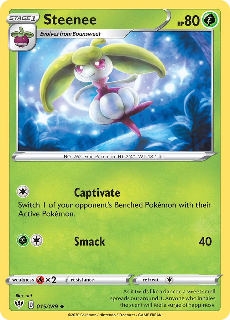 Steenee (015/189) [Sword & Shield: Darkness Ablaze] | Game Haven TX