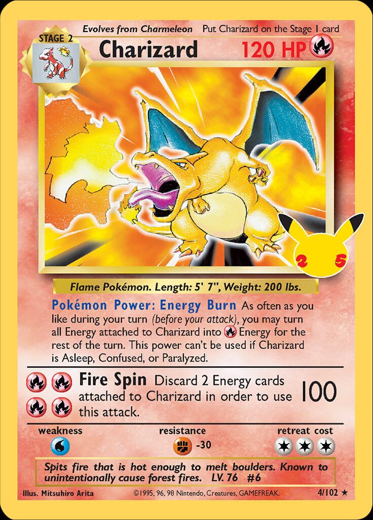 Charizard (4/102) [Celebrations: 25th Anniversary - Classic Collection] | Game Haven TX
