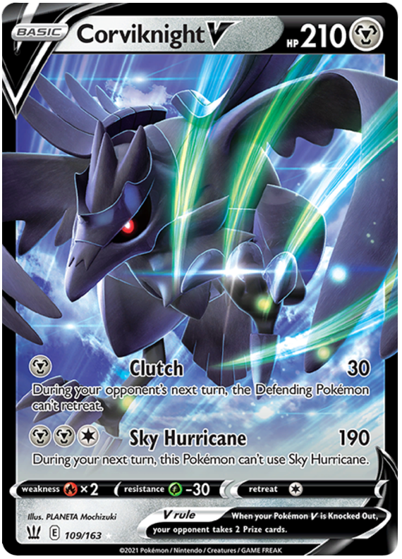 Corviknight V (109/163) [Sword & Shield: Battle Styles] | Game Haven TX