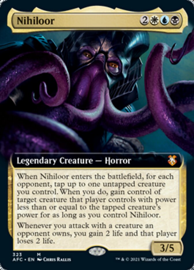 Nihiloor (Extended) [Dungeons & Dragons: Adventures in the Forgotten Realms Commander] | Game Haven TX