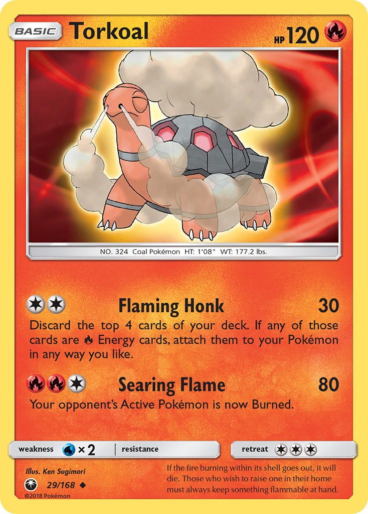 Torkoal (29/168) [Sun & Moon: Celestial Storm] | Game Haven TX