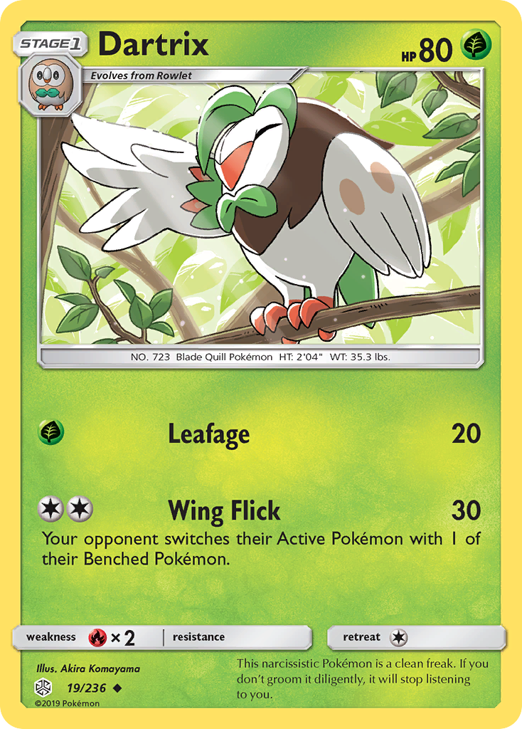 Dartrix (19/236) [Sun & Moon: Cosmic Eclipse] | Game Haven TX