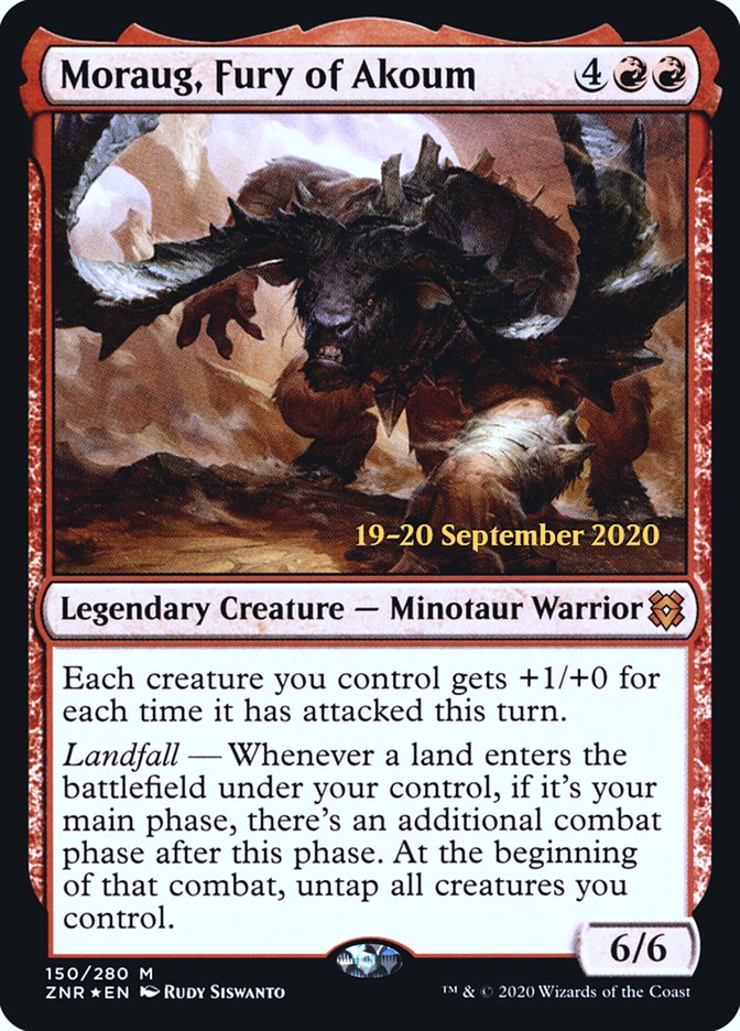 Moraug, Fury of Akoum [Zendikar Rising Promos] | Game Haven TX