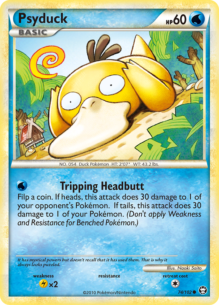 Psyduck (74/102) [HeartGold & SoulSilver: Triumphant] | Game Haven TX