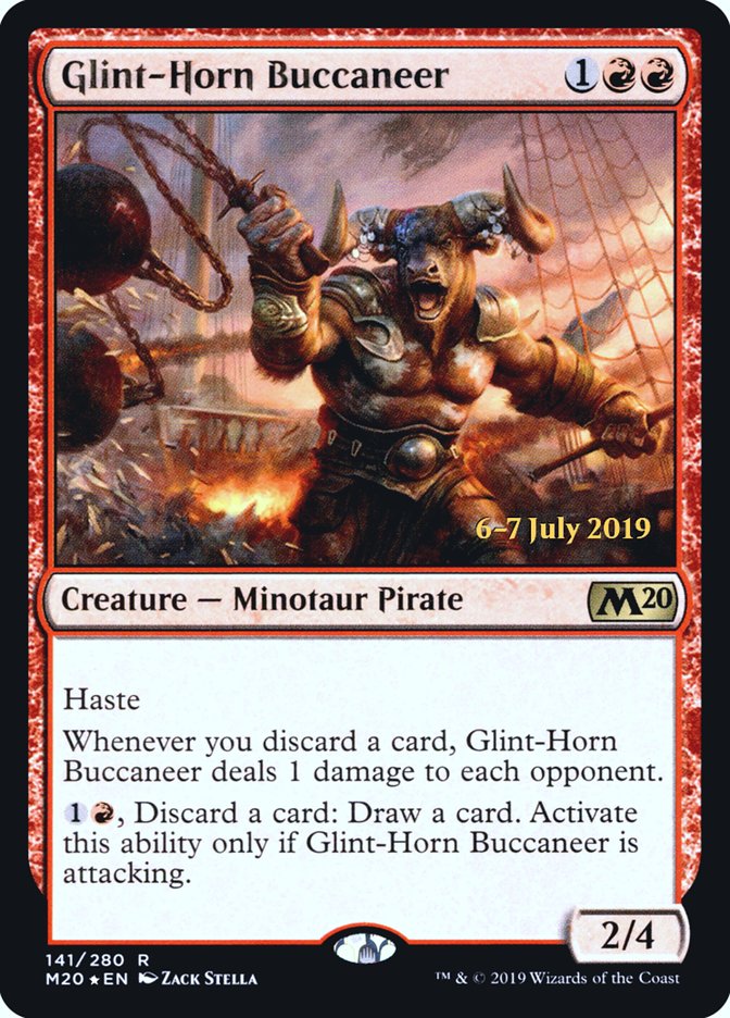 Glint-Horn Buccaneer [Core Set 2020 Promos] | Game Haven TX
