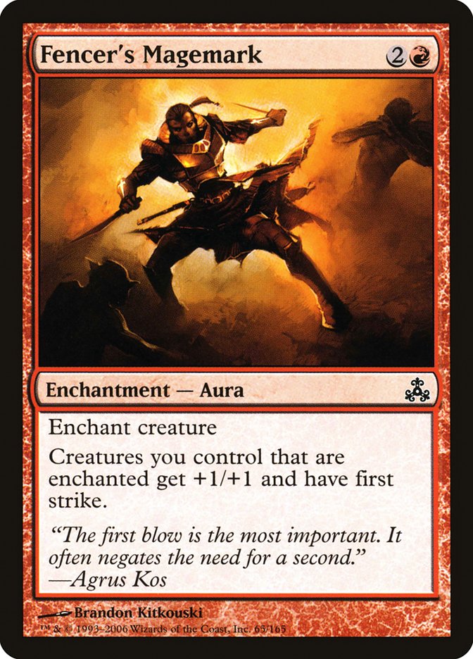 Fencer's Magemark [Guildpact] | Game Haven TX