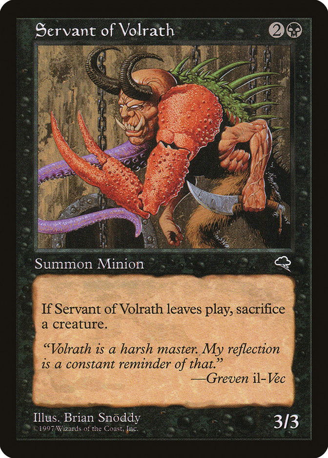Servant of Volrath [Tempest] | Game Haven TX