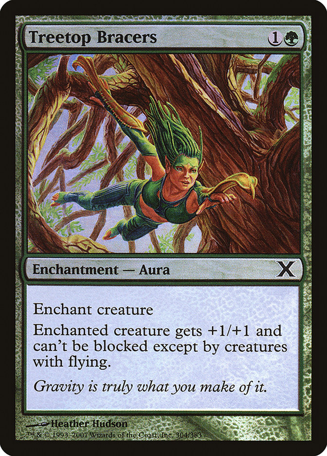 Treetop Bracers (Premium Foil) [Tenth Edition] | Game Haven TX