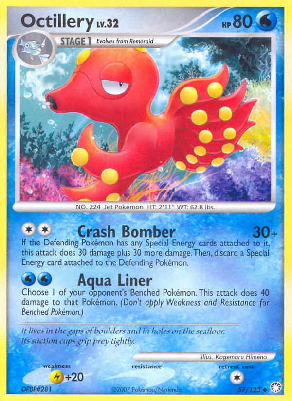 Octillery (57/123) [Diamond & Pearl: Mysterious Treasures] | Game Haven TX