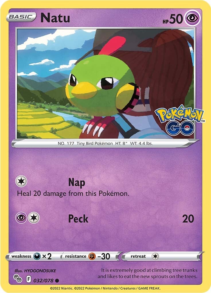 Natu (032/078) [Pokémon GO] | Game Haven TX