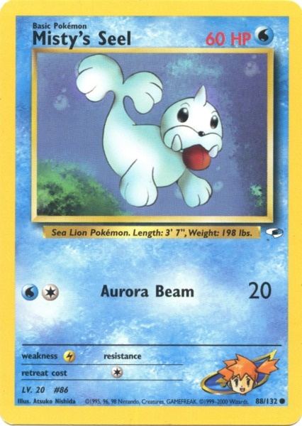 Misty's Seel (88/132) [Gym Heroes Unlimited] | Game Haven TX