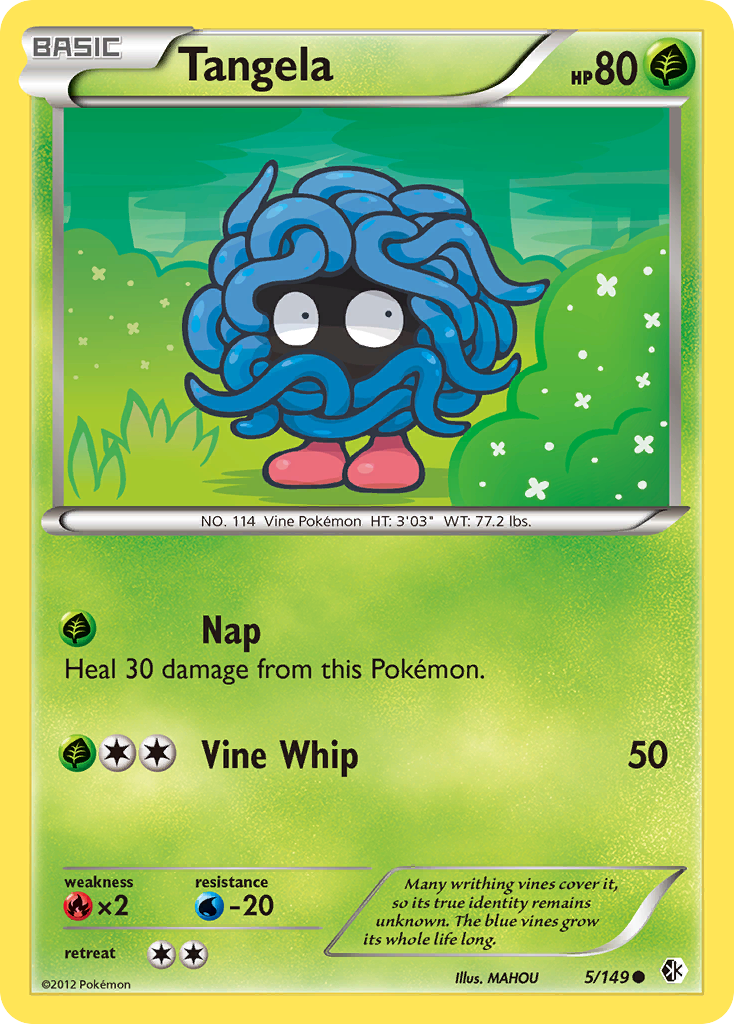 Tangela (5/149) [Black & White: Boundaries Crossed] | Game Haven TX