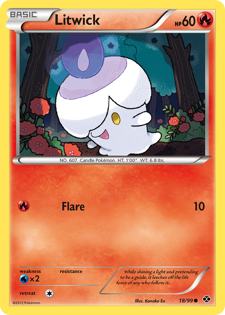 Litwick (18/99) [Black & White: Next Destinies] | Game Haven TX