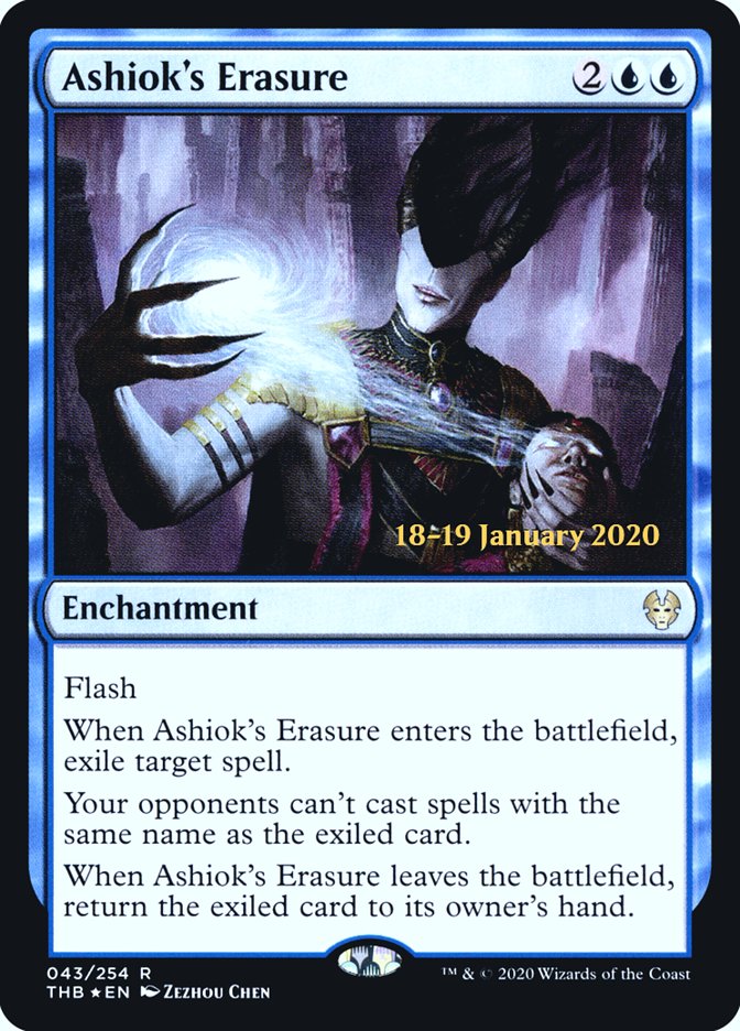 Ashiok's Erasure [Theros Beyond Death Promos] | Game Haven TX