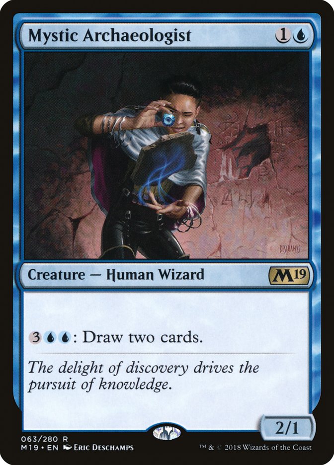 Mystic Archaeologist [Core Set 2019] | Game Haven TX