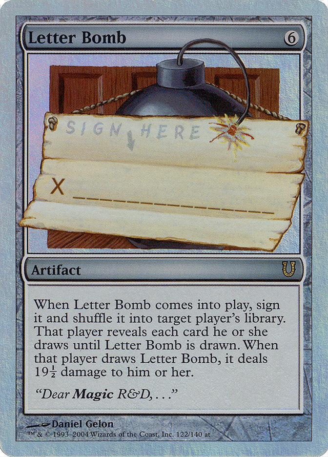 Letter Bomb [Unhinged] | Game Haven TX