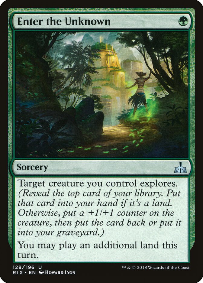 Enter the Unknown [Rivals of Ixalan] | Game Haven TX