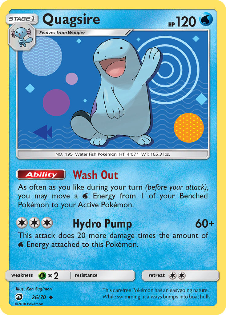 Quagsire (26/70) [Sun & Moon: Dragon Majesty] | Game Haven TX