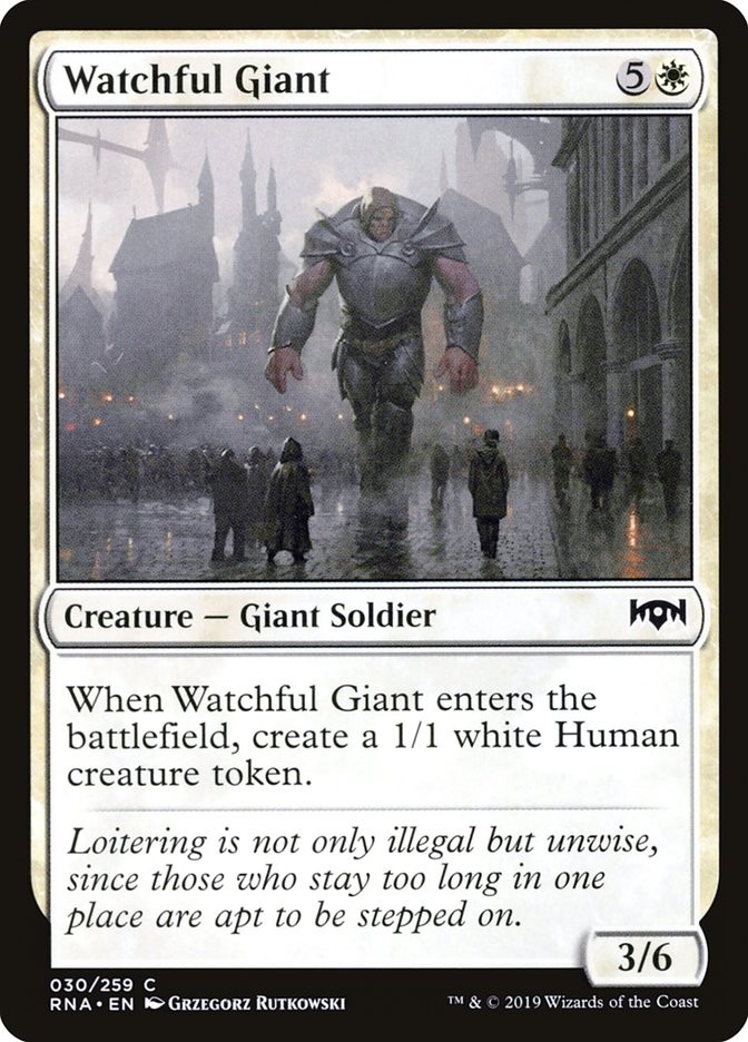 Watchful Giant [Ravnica Allegiance] | Game Haven TX
