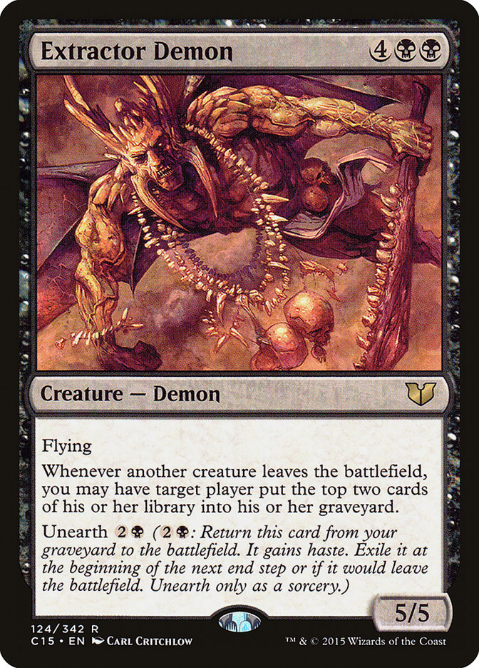 Extractor Demon [Commander 2015] | Game Haven TX