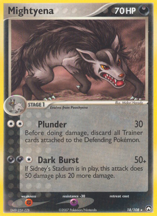 Mightyena (18/108) [EX: Power Keepers] | Game Haven TX