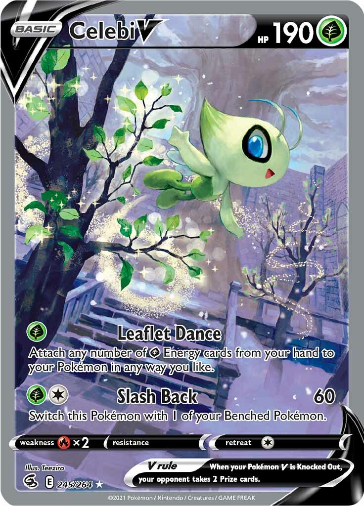 Celebi V (245/264) [Sword & Shield: Fusion Strike] | Game Haven TX