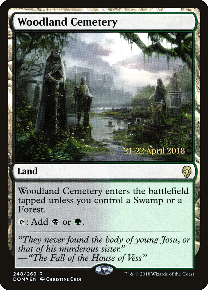 Woodland Cemetery [Dominaria Promos] | Game Haven TX