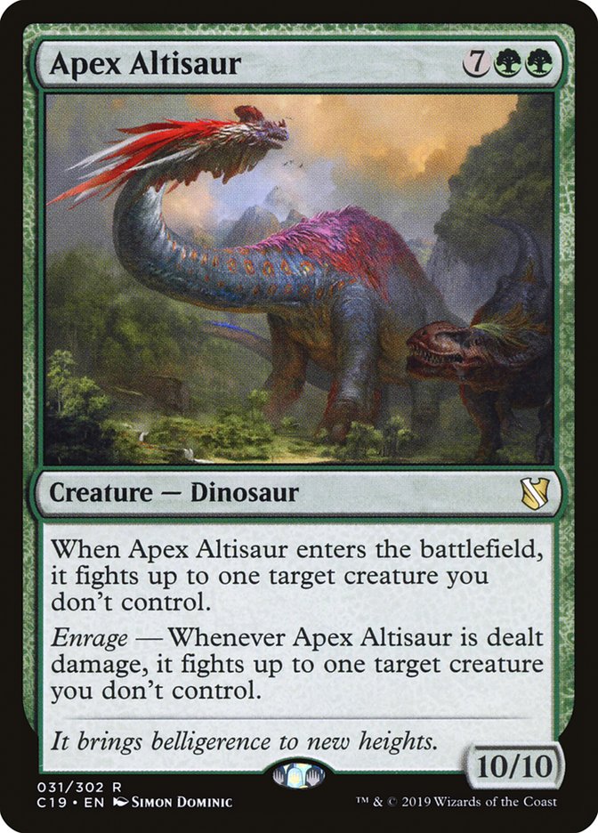Apex Altisaur [Commander 2019] | Game Haven TX