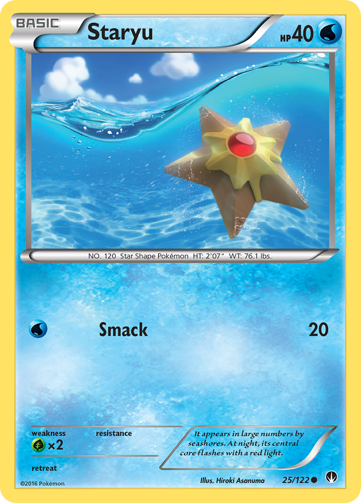 Staryu (25/122) [XY: BREAKpoint] | Game Haven TX