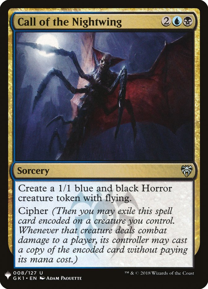 Call of the Nightwing [Mystery Booster] | Game Haven TX