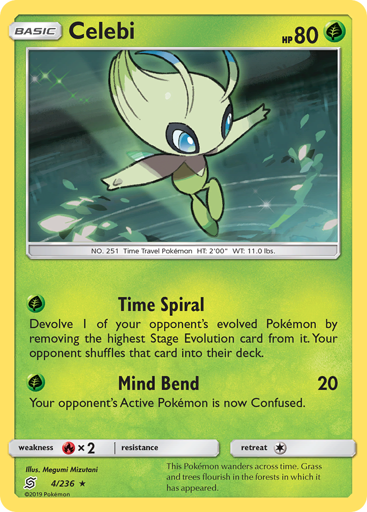 Celebi (4/236) [Sun & Moon: Unified Minds] | Game Haven TX