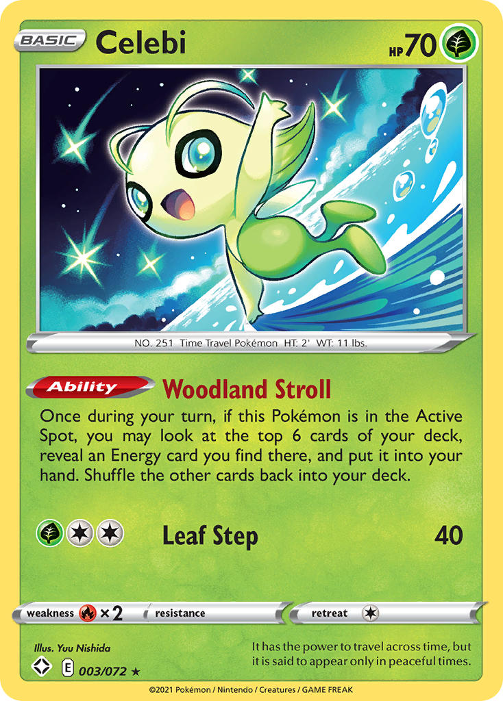 Celebi (003/072) [Sword & Shield: Shining Fates] | Game Haven TX