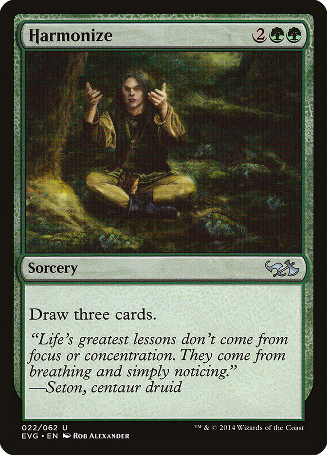 Harmonize [Duel Decks Anthology: Elves vs. Goblins] | Game Haven TX