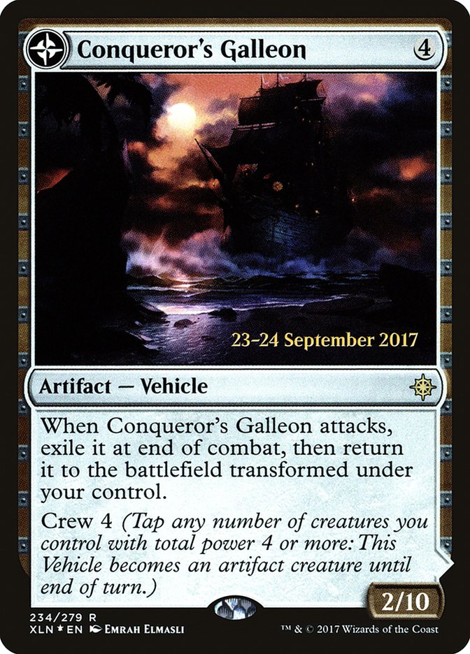 Conqueror's Galleon // Conqueror's Foothold [Ixalan Promos] | Game Haven TX