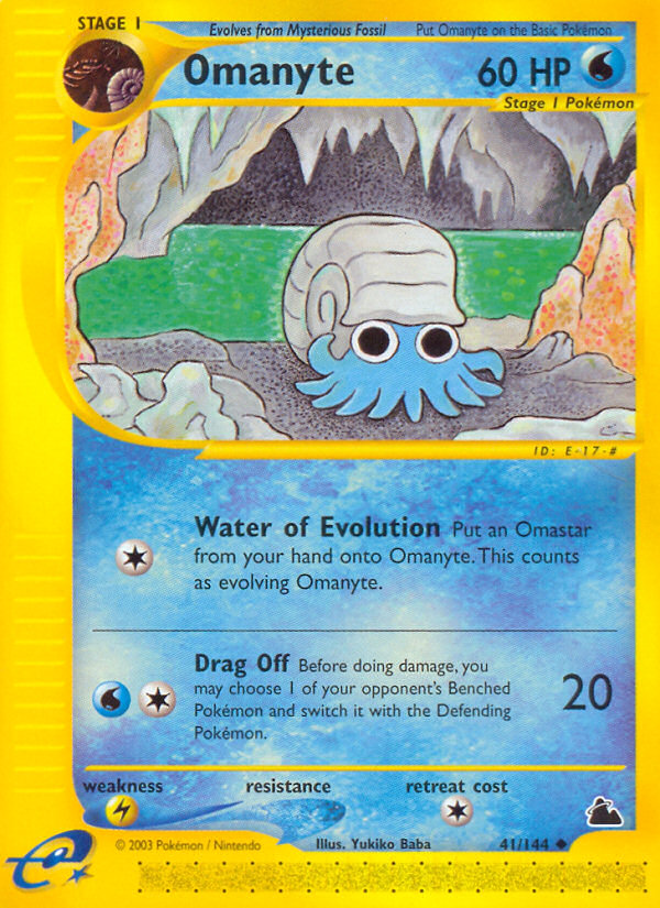 Omanyte (41/144) [Skyridge] | Game Haven TX