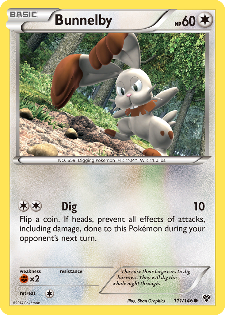Bunnelby (111/146) [XY: Base Set] | Game Haven TX