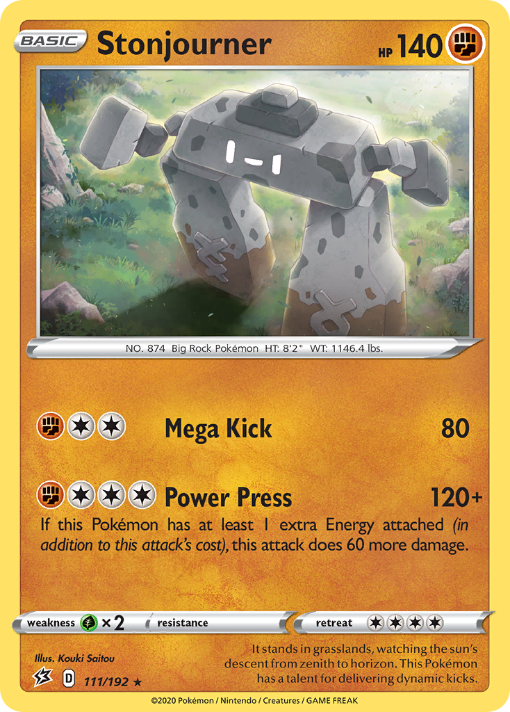 Stonjourner (111/192) [Sword & Shield: Rebel Clash] | Game Haven TX