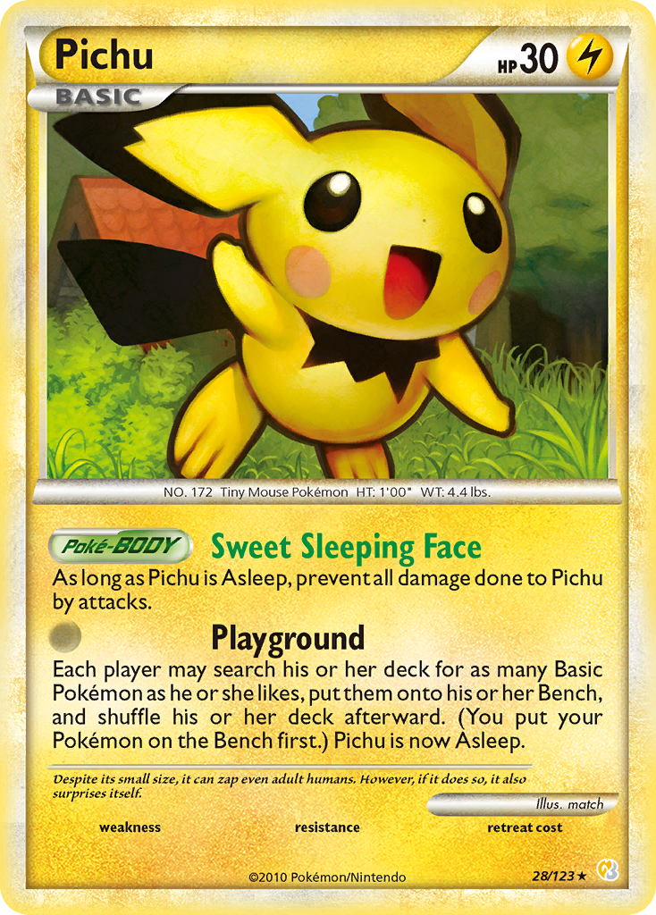 Pichu (28/123) [HeartGold & SoulSilver: Base Set] | Game Haven TX