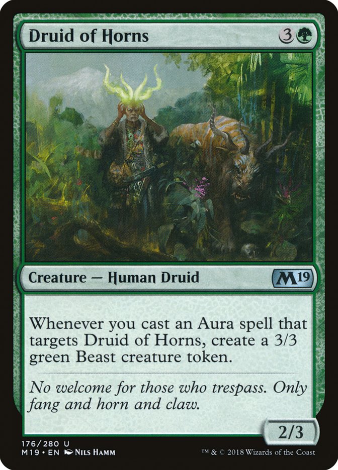 Druid of Horns [Core Set 2019] | Game Haven TX