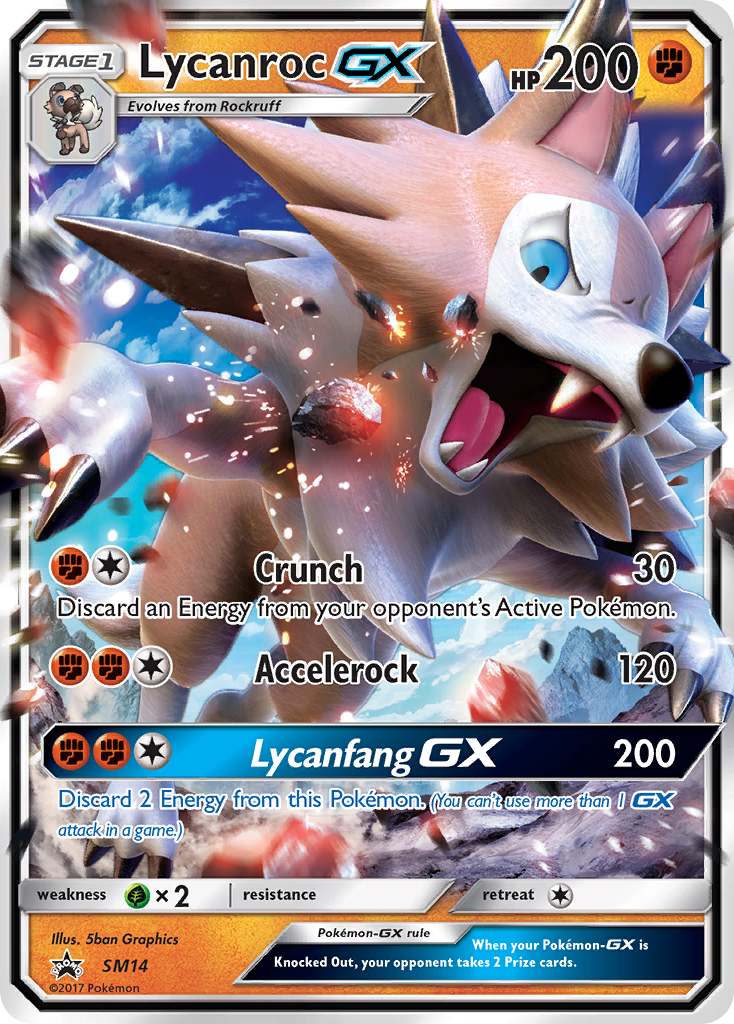 Lycanroc GX (SM14) [Sun & Moon: Black Star Promos] | Game Haven TX