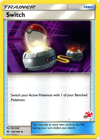 Switch (132/149) (Charizard Stamp #58) [Battle Academy 2020] | Game Haven TX
