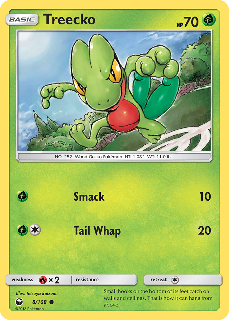 Treecko (8/168) [Sun & Moon: Celestial Storm] | Game Haven TX