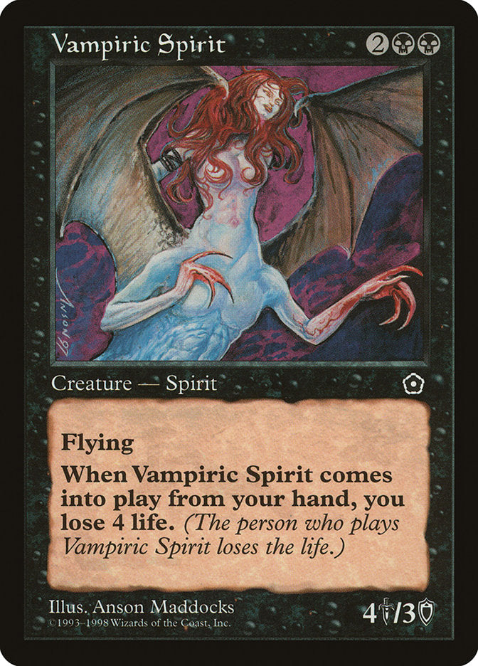 Vampiric Spirit [Portal Second Age] | Game Haven TX
