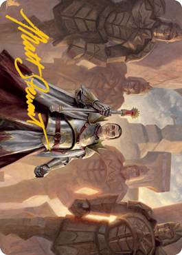 General Ferrous Rokiric Art Card (Gold-Stamped Signature) [Modern Horizons 2 Art Series] | Game Haven TX