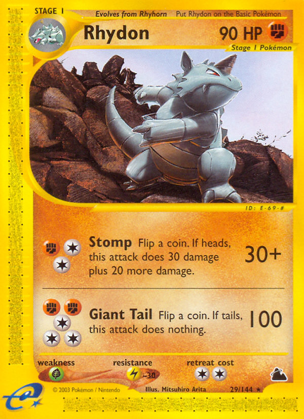 Rhydon (29/144) [Skyridge] | Game Haven TX